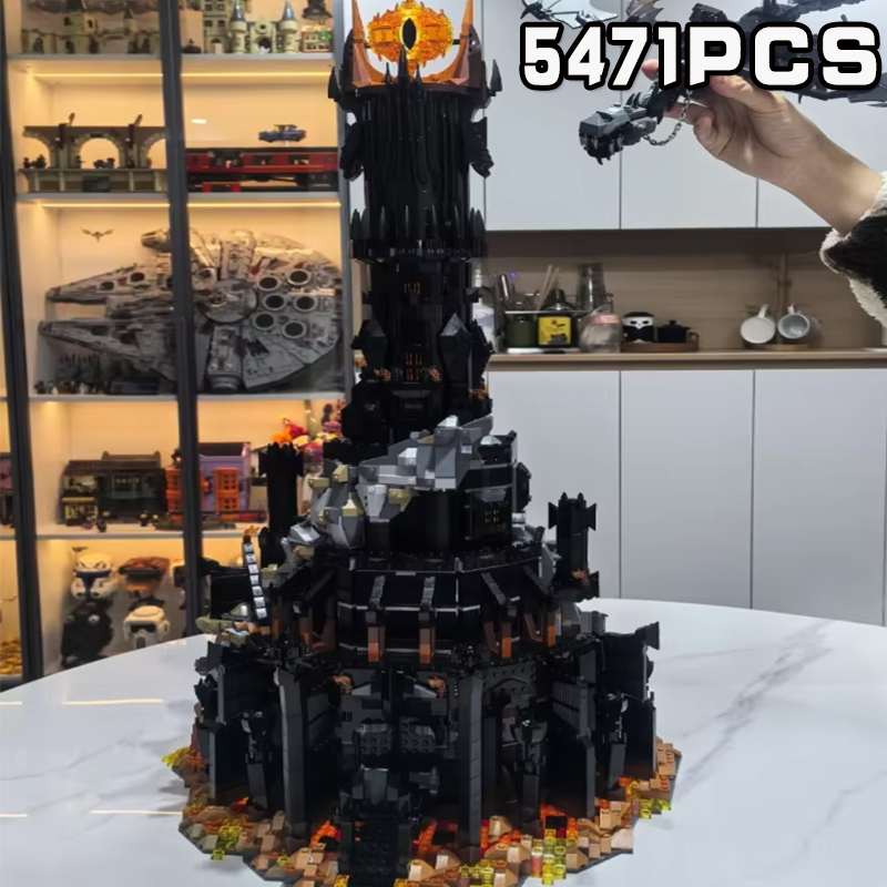 IN STOCK 2024 NEW Icons 10333 Black Tower Dark Model Building Blocks Kit Bricks Toy for Kids Adult Birthday Gifts 5471 piece