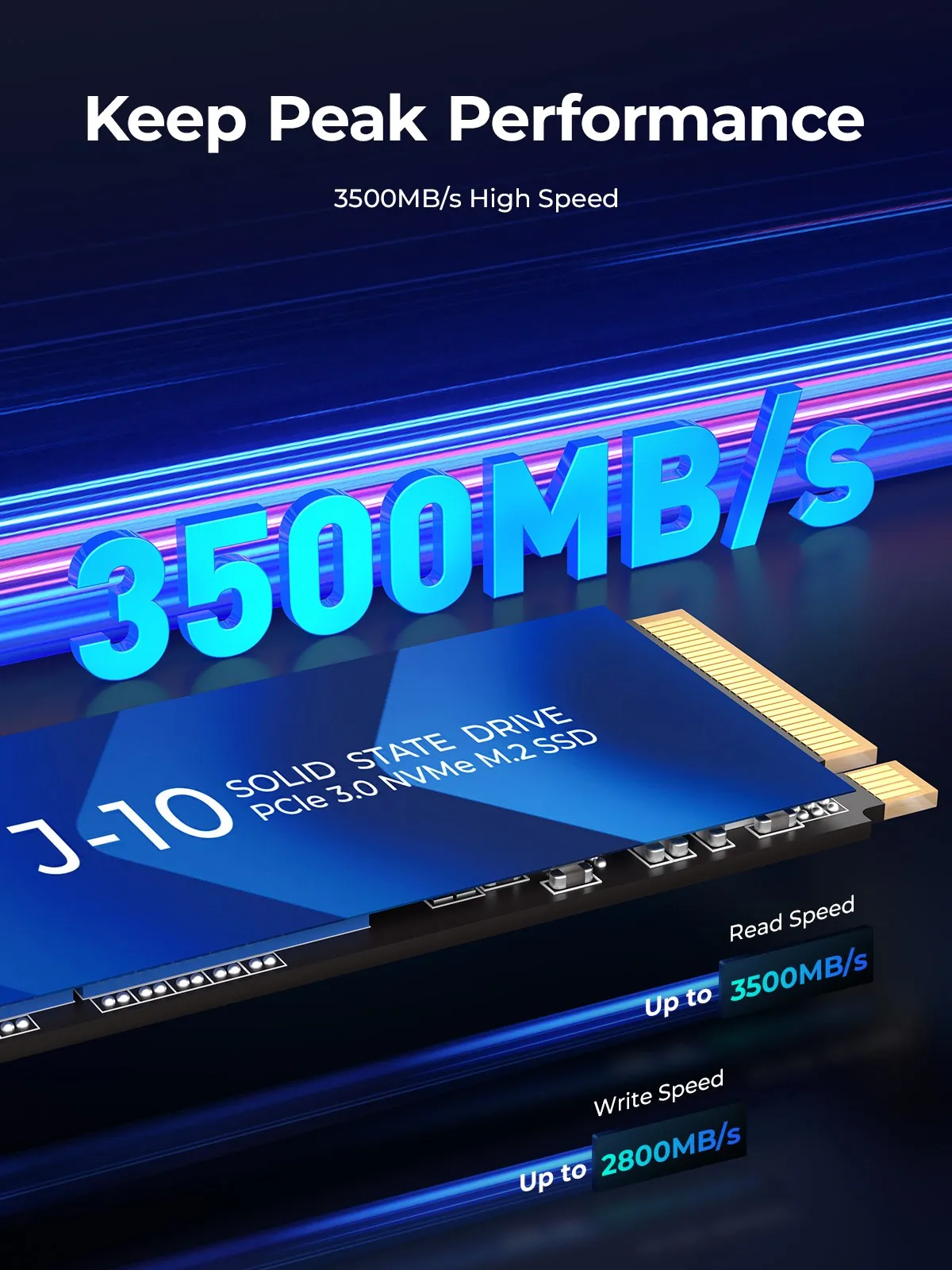 ORICO J10 M.2 SSD NVMe SSD PCIe3.0 SSD 3500MB/s NVMe SSD M.2 M Key 2280 Internal Solid State Drive 1TB 2TB 4TB