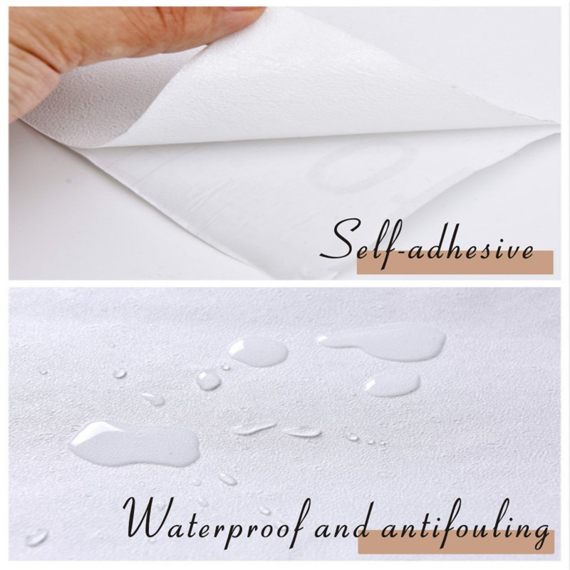 Wallpaper waterproof adhesive bedroom dorm room decorative stickers erasable rental home background wallpaper decoration