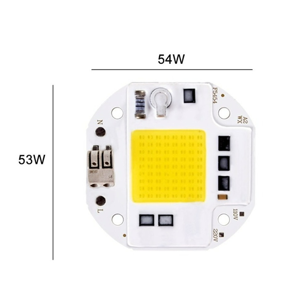 High Power 50W 70W 100W COB LED ชิป 220V 110V LED COB ชิปเชื่อมฟรีไดโอดสําหรับ Spotlight Floodlight สมาร์ท IC ไม่จําเป็นต้องไดร์เวอร์