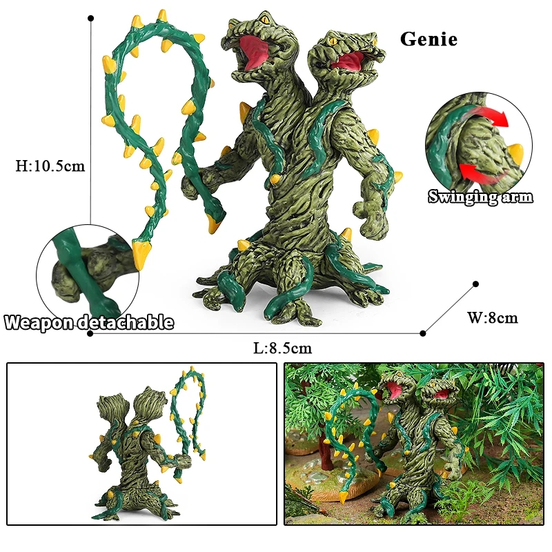 Oenux オリジナルサベージ恐竜神話ドラゴン動物モデル火牛タコモンスターカニアクションフィギュアキッズコレクションおもちゃギフト