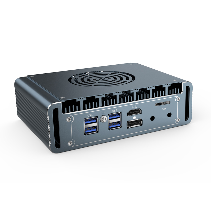 Appareil pare-feu en aluminium avec ventilateur, 12e Isabel, Intel N100, 4x i226, 2.5G LAN, Celeron N5105, trône, fouet, PVE, ordinateur, mini PC
