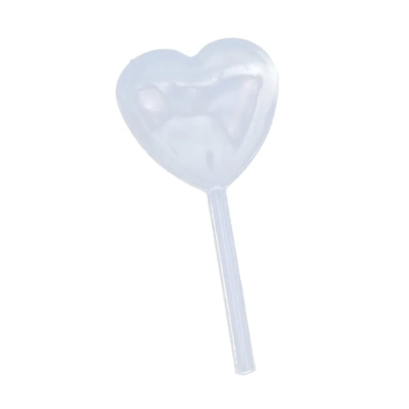 50 pz 4 ml Contagocce Liquido Trasparente Mini Forma di Cuore Pasteur Pipetta Plastica Spremere Contagocce Cupcake, Cioccolato