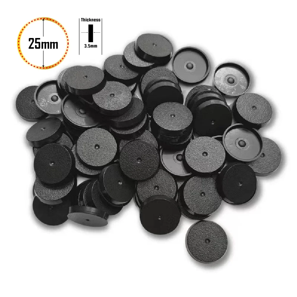 25 Mm Dẻo Các Căn Cứ Cho Chơi Game Mô Hình Thu Nhỏ Và Trò Chơi Trên Bàn 100 Cái