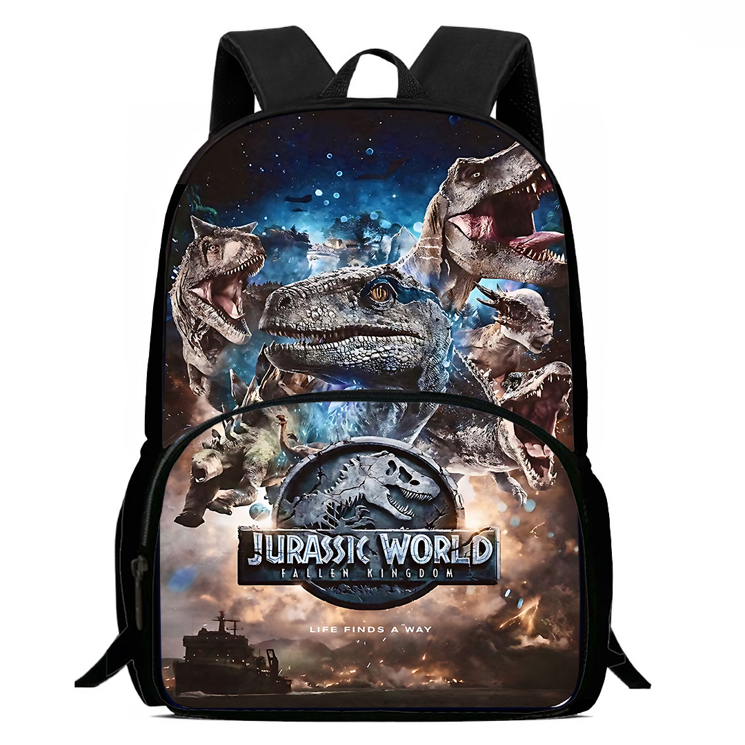 Jurassic Period Dinosaurier Park Kinderrucksäcke Junge Mädchen Student Geburtstagsgeschenk Kind Schultaschen Große Kapazität Campingrucksack