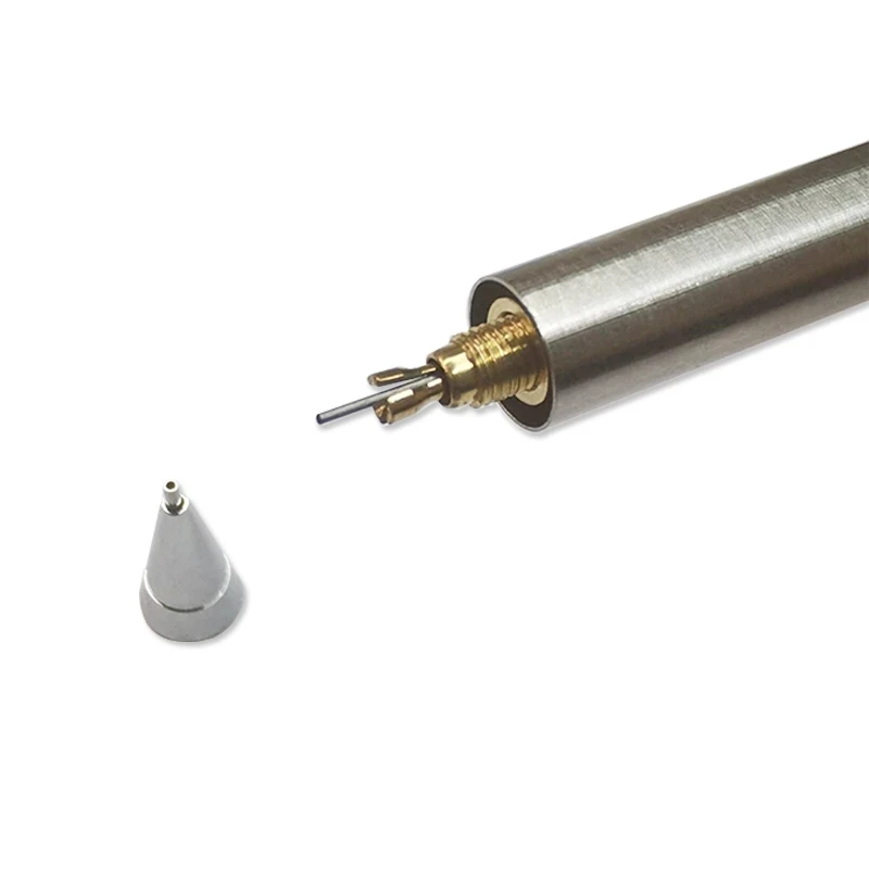 0.3 0.5 0.7 0.9 2.0mm conjunto de lápis mecânico de metal completo escola arte esboço escrita lápis automáticos de aço inoxidável fornecimento kawaii