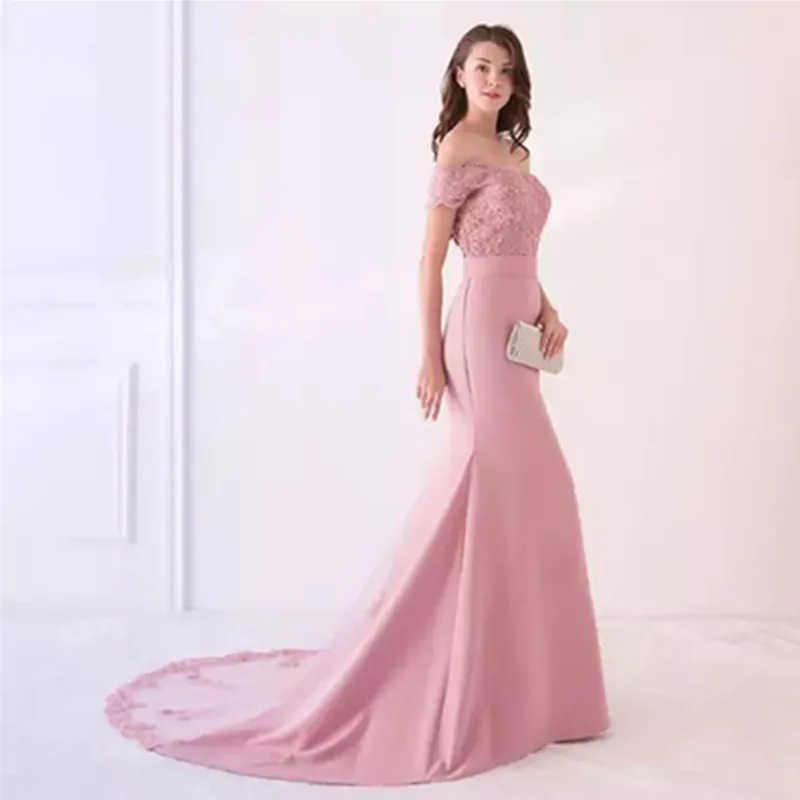 Vestido de noche de lujo para mujer, Vestido largo de sirena de satén de sarga para baile de graduación, dama de honor, vestido sin mangas de boda, vestidos formales de ceremonia