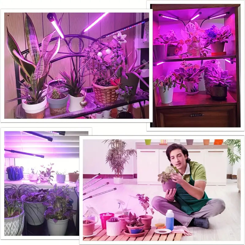 USB LED Grow Light Timed Full Spectrum สําหรับพืชเต็นท์เรือนกระจก Hydroponics ปลูกระบบ 9 หรี่แสงได้คลิปดอกไม้ Phyto โคมไฟ