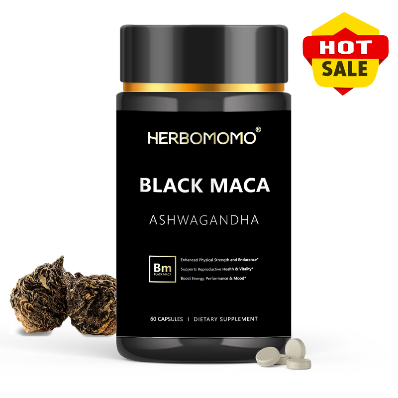 Maca Negra para Hombres - Suplemento de Maca para Salud, Energía y Resistencia, Masa Muscular