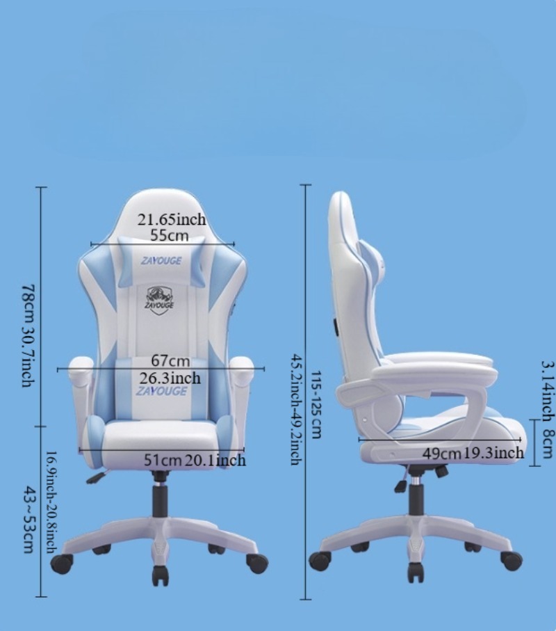 Computer Back Support Office Chairs Design Ergonomic Floor Back Support Office Chairs Armchair Swivel Silla Gaming Furniture