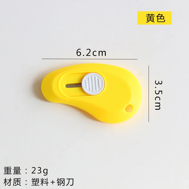 10 Pcs Wholesale Small Fresh Utility Knife Simple Candy Color Student Envelope Knife, Dismantling Express Portable Wholesale