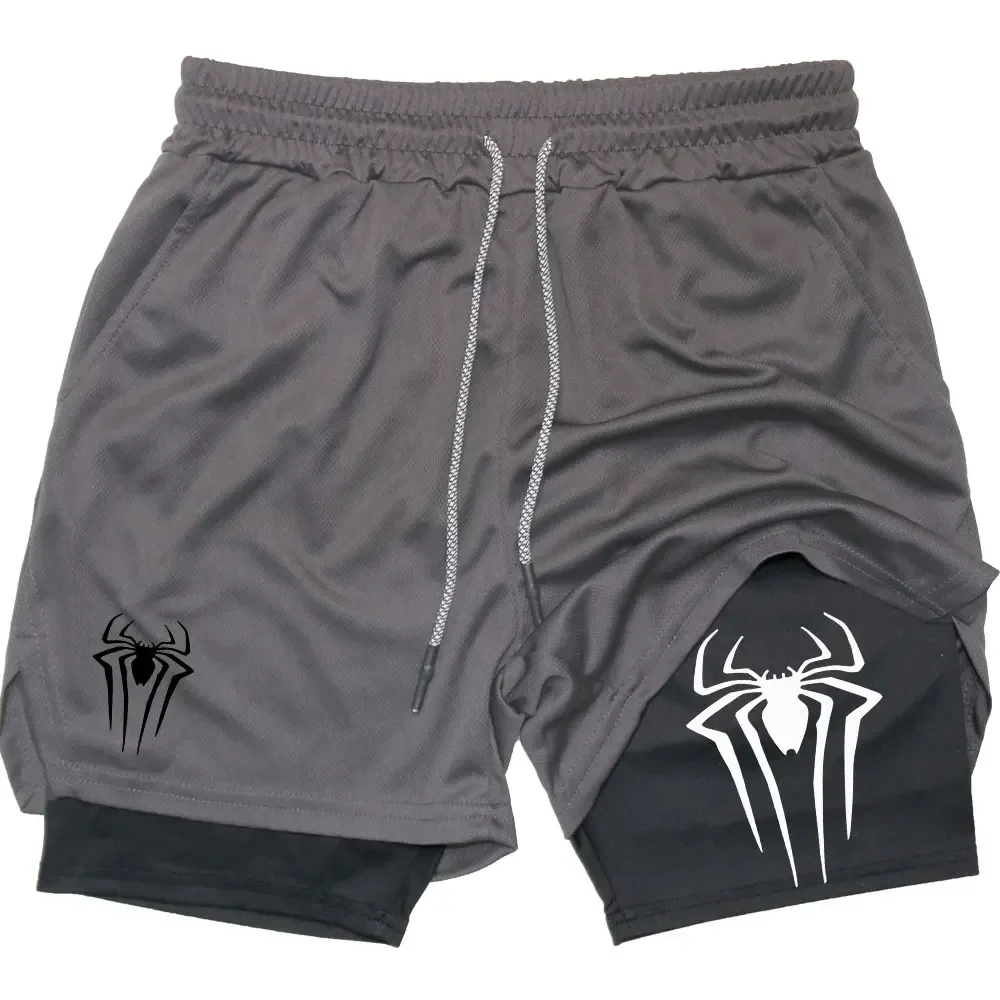 Pantalones cortos de verano Moda y ocio Cómodos Anime Gimnasio Hombres y mujeres Patrón de cómics Impresión Fitness Tendencia Pantalones para correr