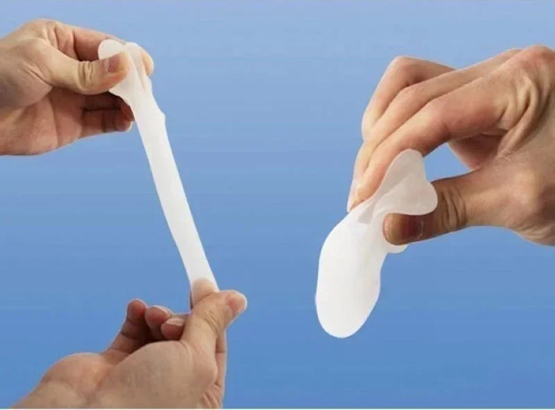Protector de juanete de Gel de silicona, alisador de dedos, almohadilla separadora, correctores, 2 uds.