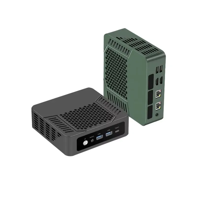 Dual LAN Mini-Gaming-PC AMD Ryzen 9 7940HS R7 7840HS Mini-PC 16 GB DDR4 512 GB SSD Mini-Computer 4K HDMI Dual Display Mini-Desktop