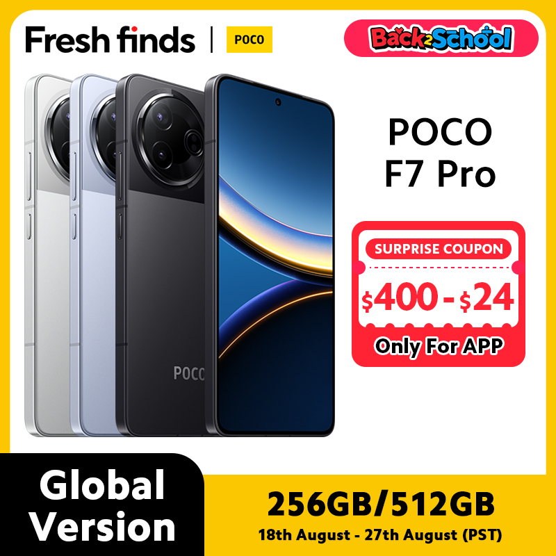 Poco F7 Pro Smartphone versión Global, Snapdragon, estreno mundial®Cámara de carga de 50MP, 8 Gen 3, 90W, 6000mAh, 6,67 ", 120Hz, NFC
