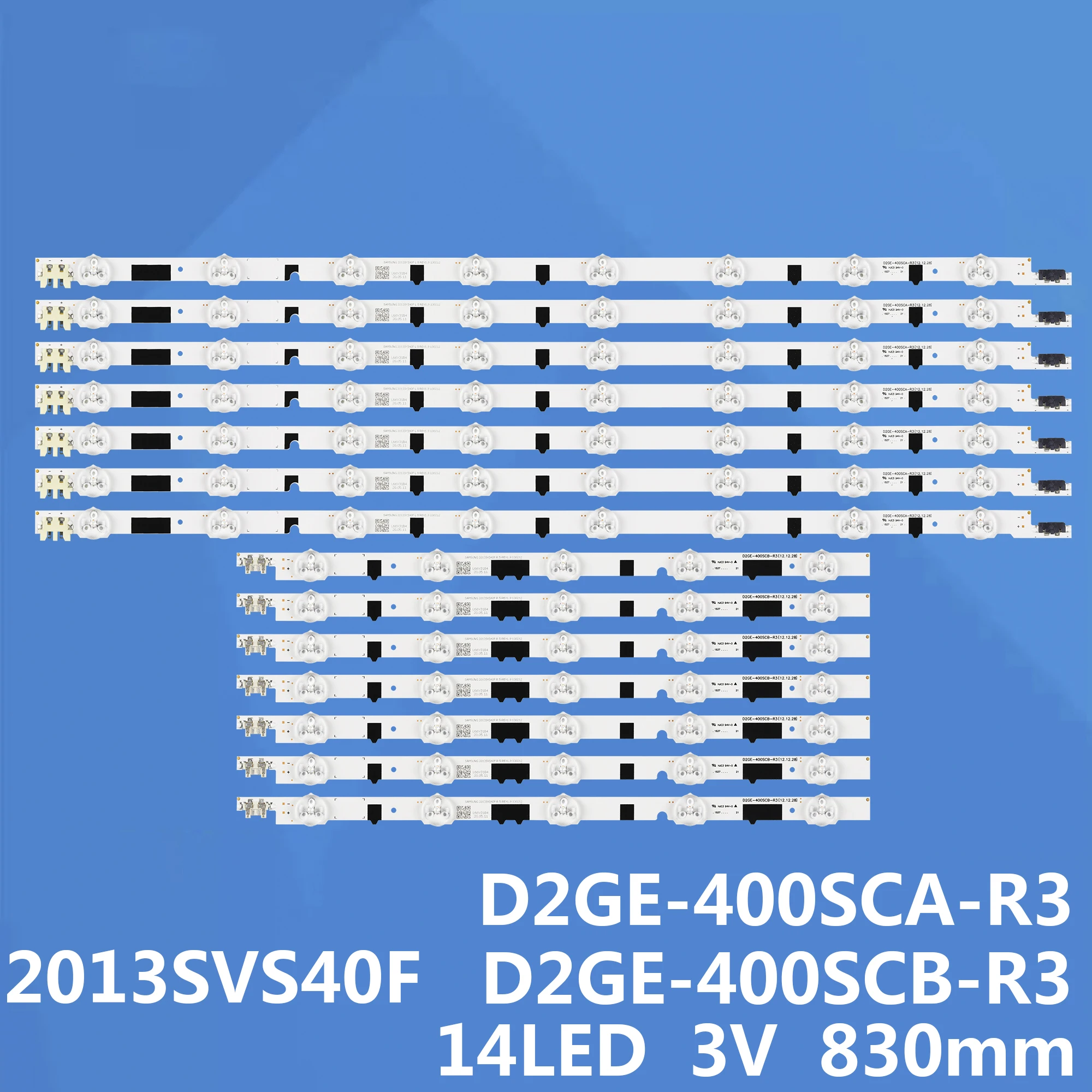 Listwa oświetleniowa LED do telewizora SamSung 40" UE40F5500 UE40F6300 2013SVS40F CY-HF400BGLV1H UE40F6330 CY-HF400CSLV1 cy-hf400bgsv1h