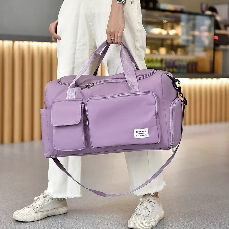 Torba podróżna o dużej pojemności Weekender Overnight Duffle Bags z przegródką na buty Sportowe torby fitness dla kobiet 2024