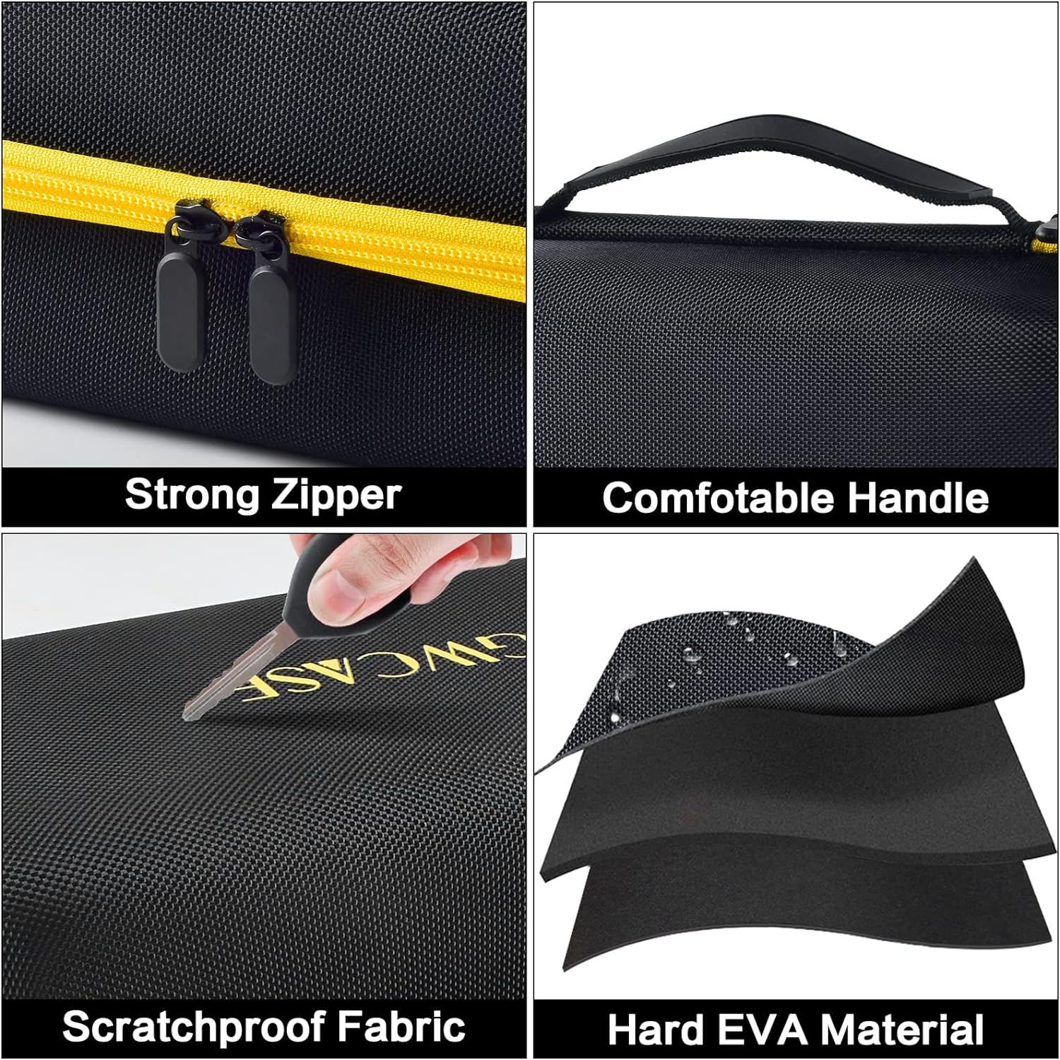 Hülle kompatibel mit Brady M210/ BMP21-PLUS Handheld-Etikettendrucker. Sticker Maker Tragbare Aufbewahrungstasche mit Netztasche