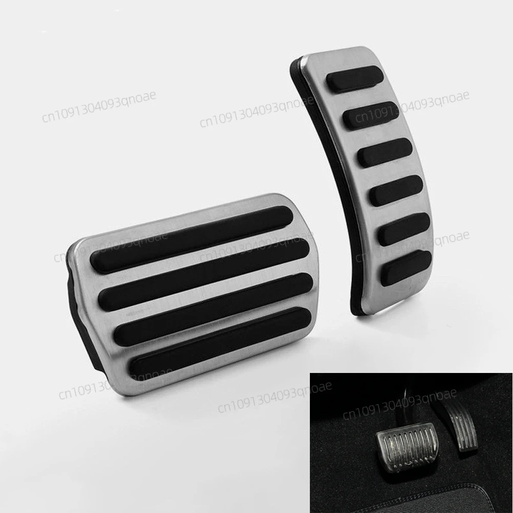 Capa de pedal modificada para carro, para polestar 2 (2020 ~ 2024), acelerador, pedal de freio a gás, acessório decorativo, peças de reequipamento