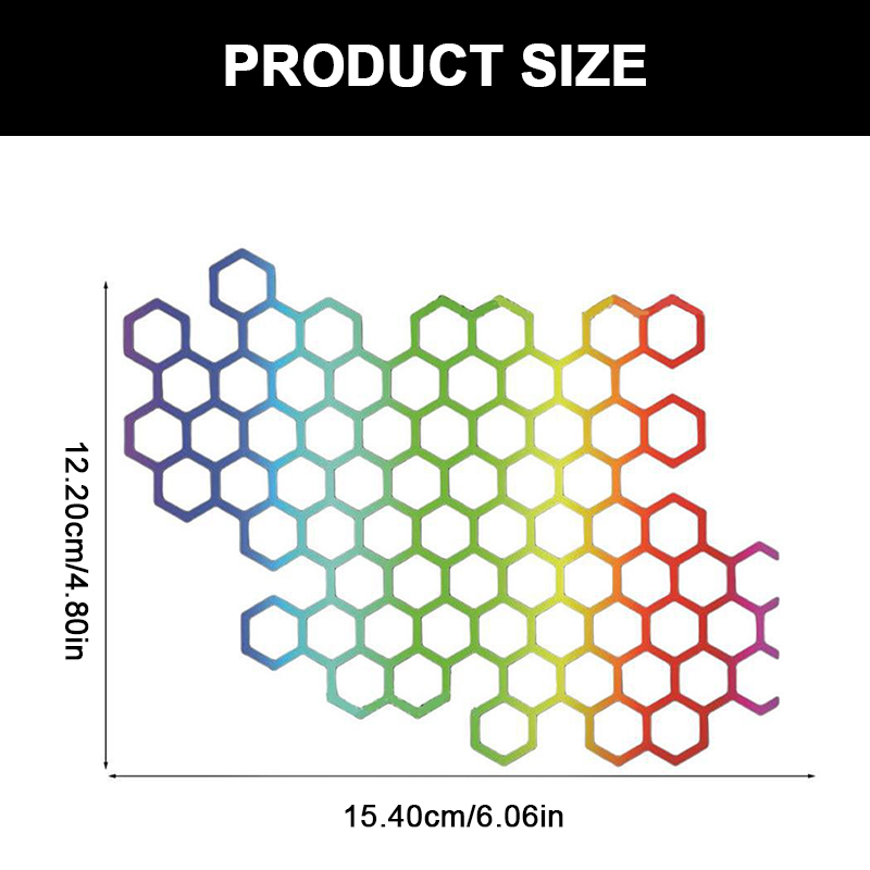 BLALION motorfiets sticker honingraat helm stickers stickers auto refit creatieve lichaamsdecoratie stickers waterdichte bumpersticker