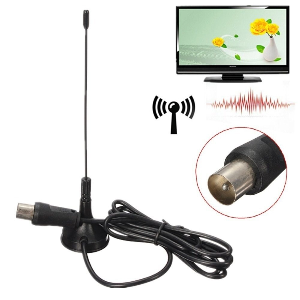 Neuer Freeview HDTV Digitaler Indoor-Signalempfänger 5 dBi DVB T Mini-TV-Antenne Antennenverstärker CMMB Fernsehempfänger