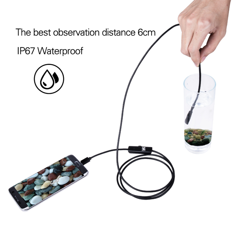 5.5mm 7mm Endoscope Camera HD Waterproof Micro IP67 Endoscopic for Laptop PC Android Mobile Cars Industrial USB Type C Cameras