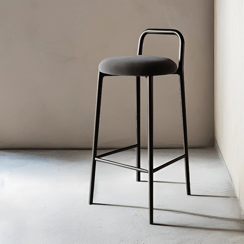 Designer Back Bar Chair Modern Simple Counter High Quality Unusual Bar Stools Reception Desks Creative Chaise De Bar Furniture