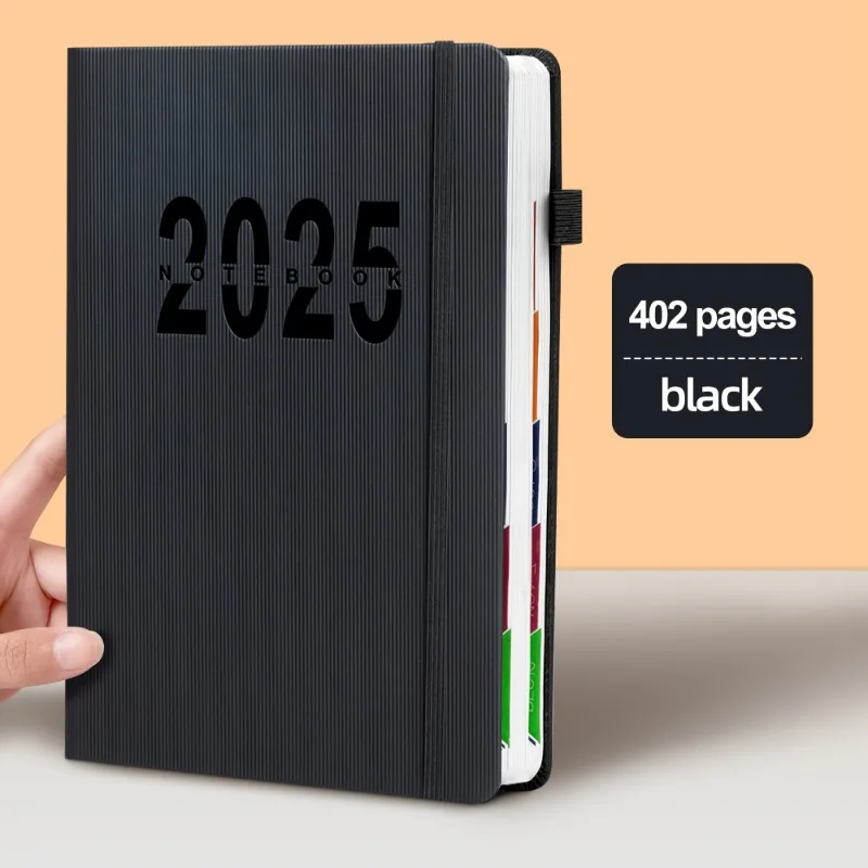 2025 Notebook, Personal Organizer - Self Discipline Plan, Academic Notebook, Memo, Travel Friendly Notebook