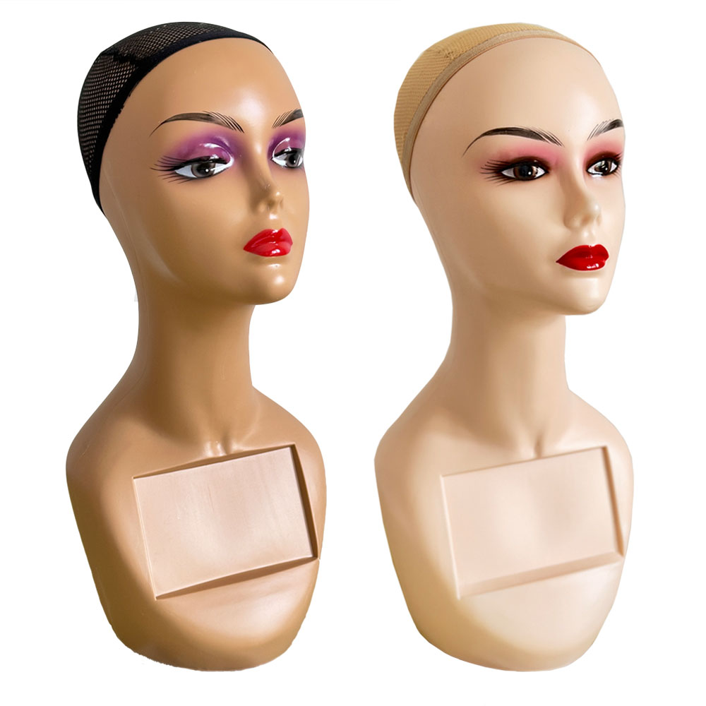 Plastic Mannequin Model Head for Display Wigs  Plastic Mannequin Head For Wig Stand For Wigs Display Making Wigs Manikin Head