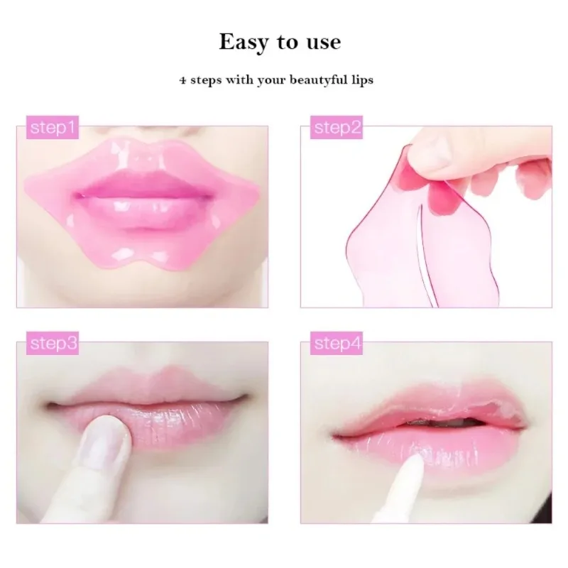 Innicare collagène nourrissant masque pour les lèvres soin des lèvres humidité Fruits Essence raffermissant hydratant Gel labial Patch lèvres tampons patchs