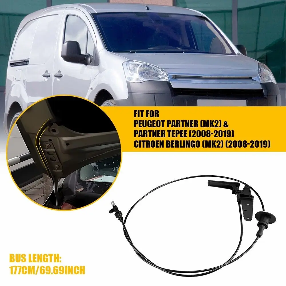1 шт. новый передний кабель с защелкой для Peugeot Partner Citroen Berlingo 2008-2019 7937Q8, аксессуары для автомобильных двигателей