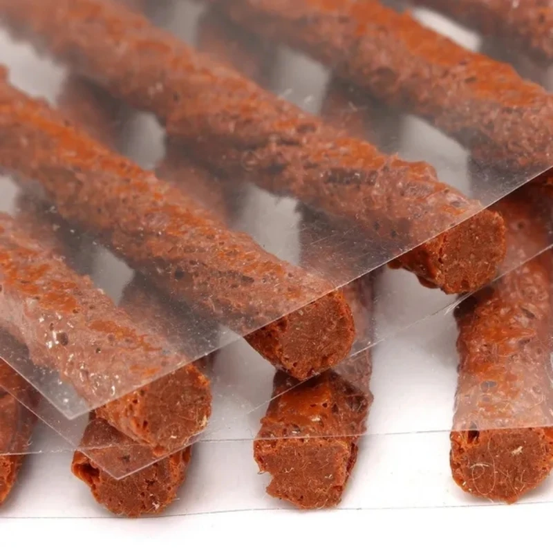 Kit de herramientas de reparación de neumáticos de coche con tiras de goma, juego de tapones para pinchazo de neumáticos sin cámara, herramienta de reparación de neumáticos al vacío para motocicleta y camión