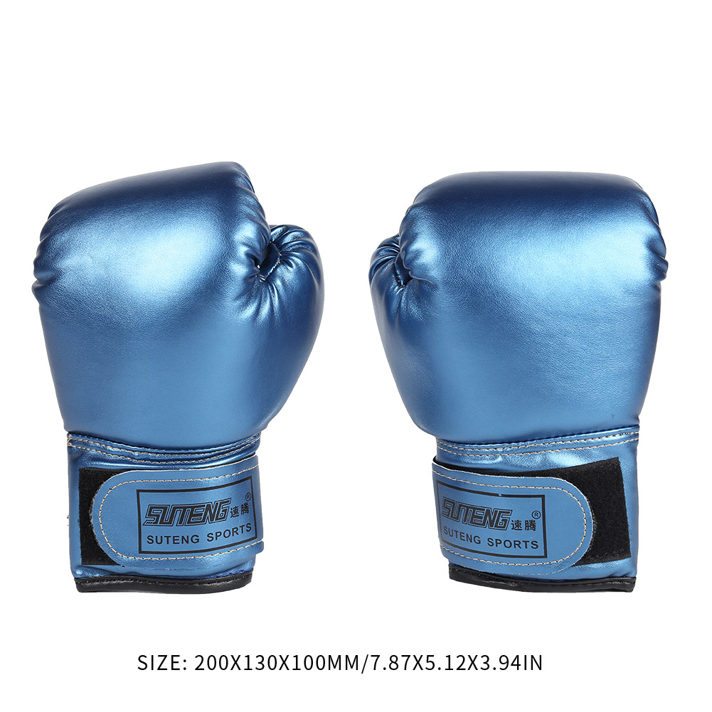 2 Stück Kinder Box handschuhe Kinder Punsch Training Sparring Kickboxen Kampf Fitness Handschuhe schlagen Handschutz blau schwarz rot