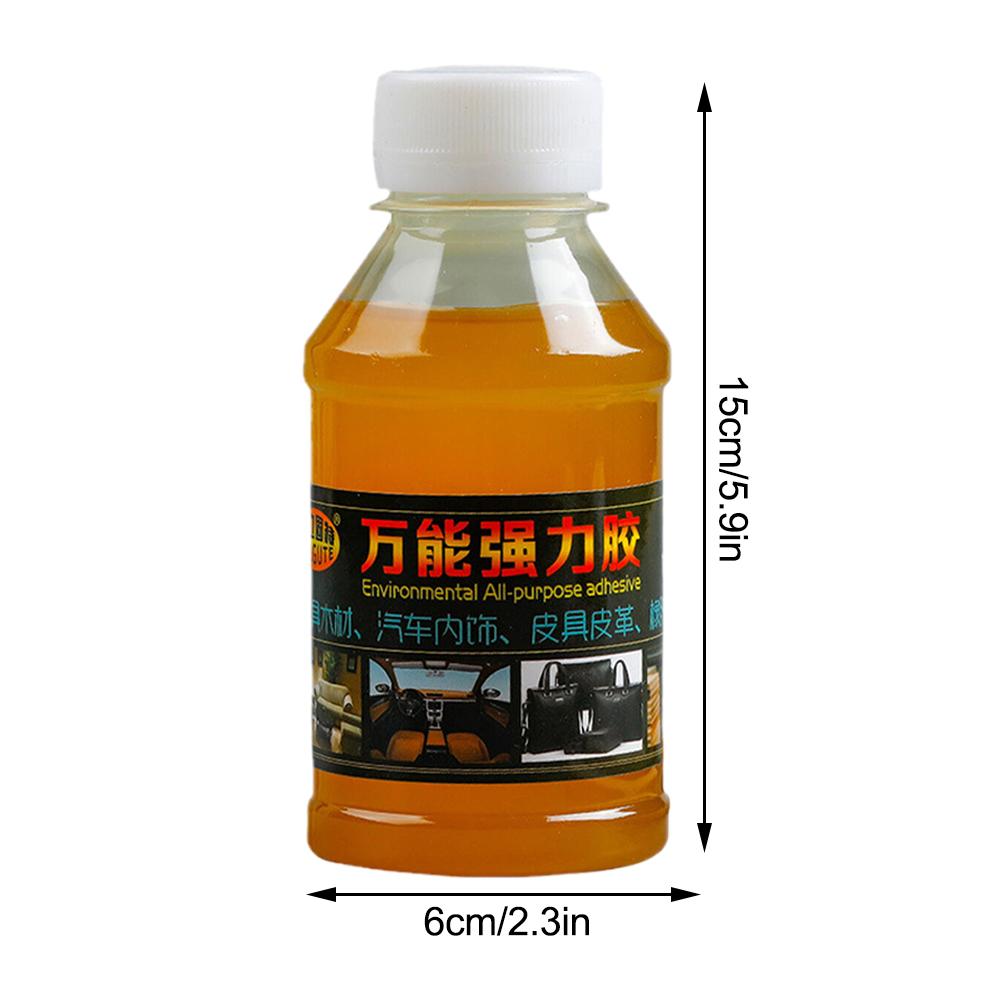 Super Glue with Brush Multi Purpose Glue Fast Drying Waterproof Strong Adhesive for Automotive Interior Leather Products Wood