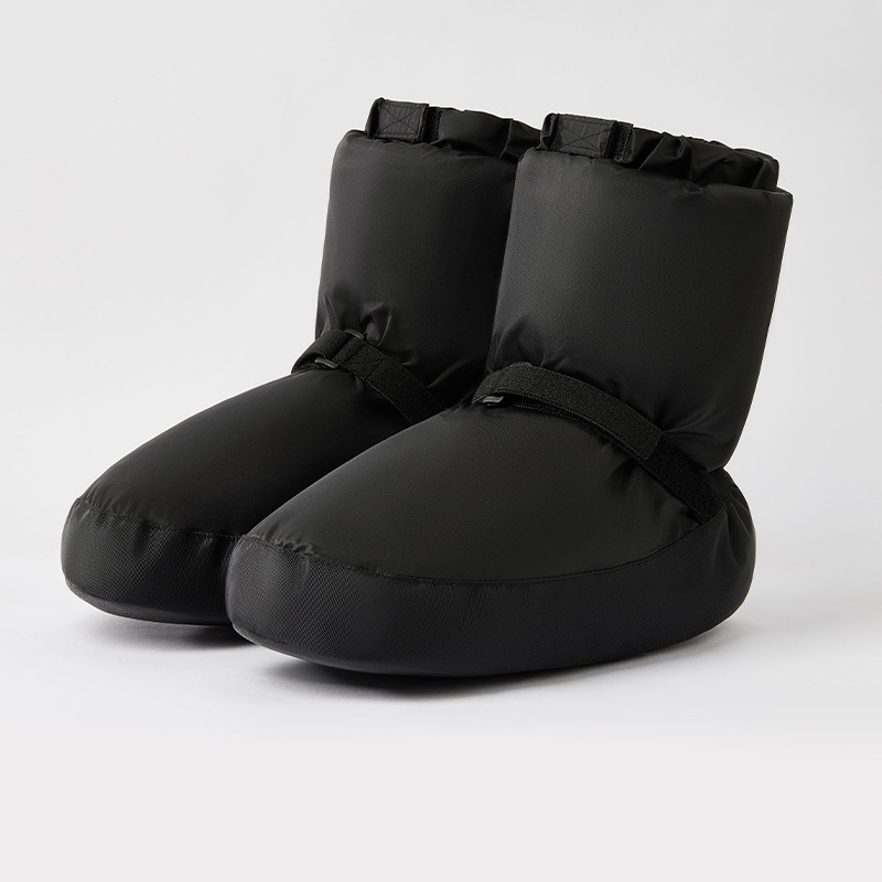 Arcliber sapatos de dança de inverno botas quentes femininas clipe de algodão tornozelo botas exercício corpo sapatos sola macia ballet dança sapatos de algodão