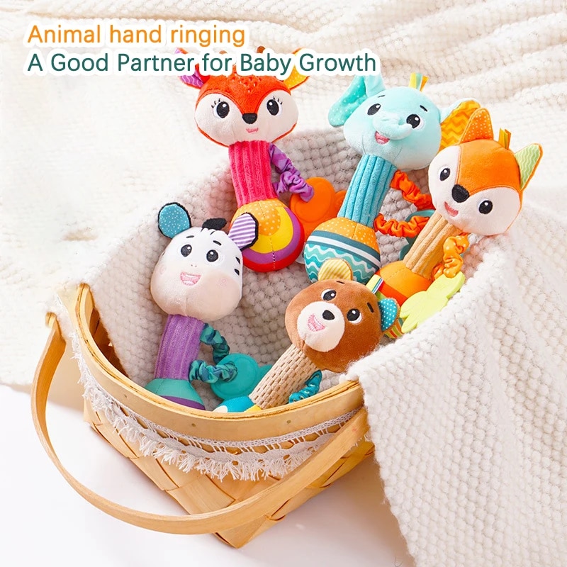 Muñeco de peluche de goma Dental con agarre manual, puede morder juguete interactivo de dibujos animados que, para agarrar, para padres e hijos