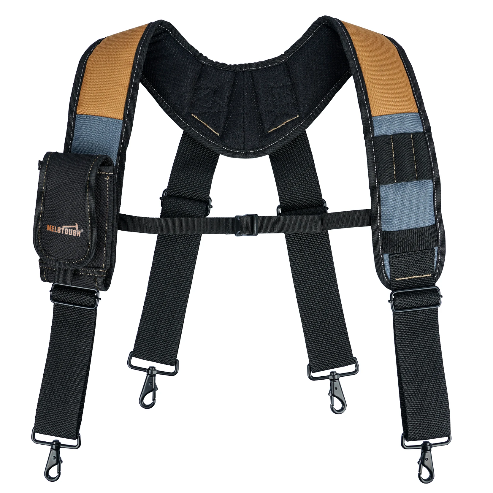 Tool Belt with Sling Tool Pouch Supenders Framer's Comb Apron Construction Tool Pouch Builder Heavy Duty Carpenter's Hanger