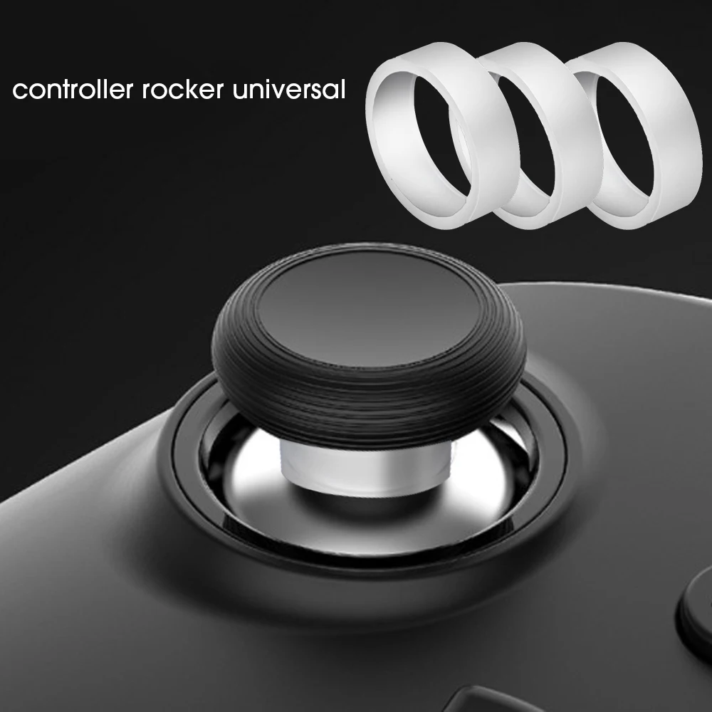 For Steam Deck Game Joystick Rocker Protector Rings Silicone Elastic Cover For Xbox PS4 PS5 VR2 Controller Game Accessories