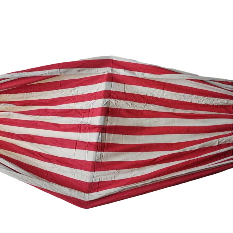 Rede ao ar livre único balanço duplo interior engrossado anti-rollover lona acampamento simples elegante vermelho e branco