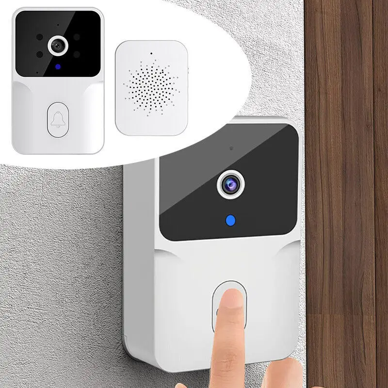 Wireless Smart Video Doorbell Wifi Security Camera Bell Phone Door Ring Intercom