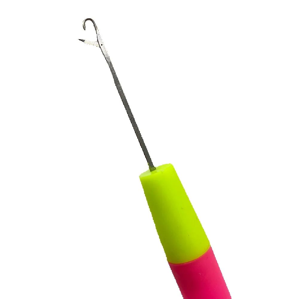 3 Stück 5,7 mm rosa Knüpfhaken Häkelnadel Dread-Lock Strickhaar Häkelnadel Haken Haarweberei