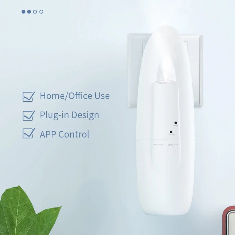 สมาร์ท AROMA Essential Oil Diffuser บลูทูธ APP Control Plug-in Wall กลิ่นเครื่องอโรมา Air Fresher สําหรับโฮมออฟฟิศ