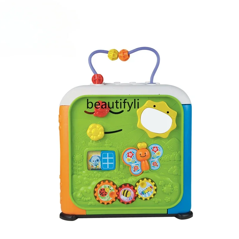 1〜3歳の赤ちゃん用の六面体キューブ,ビルディングブロック,ゲームテーブル,幼児教育用