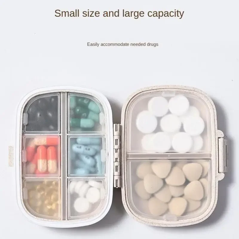Mini étui de rangement de pilules Portable, 3 grilles, boîte à pilules, conteneur de stockage de comprimés, boîte à pilules médicale hebdomadaire, étui à pilules, distribution de médicaments