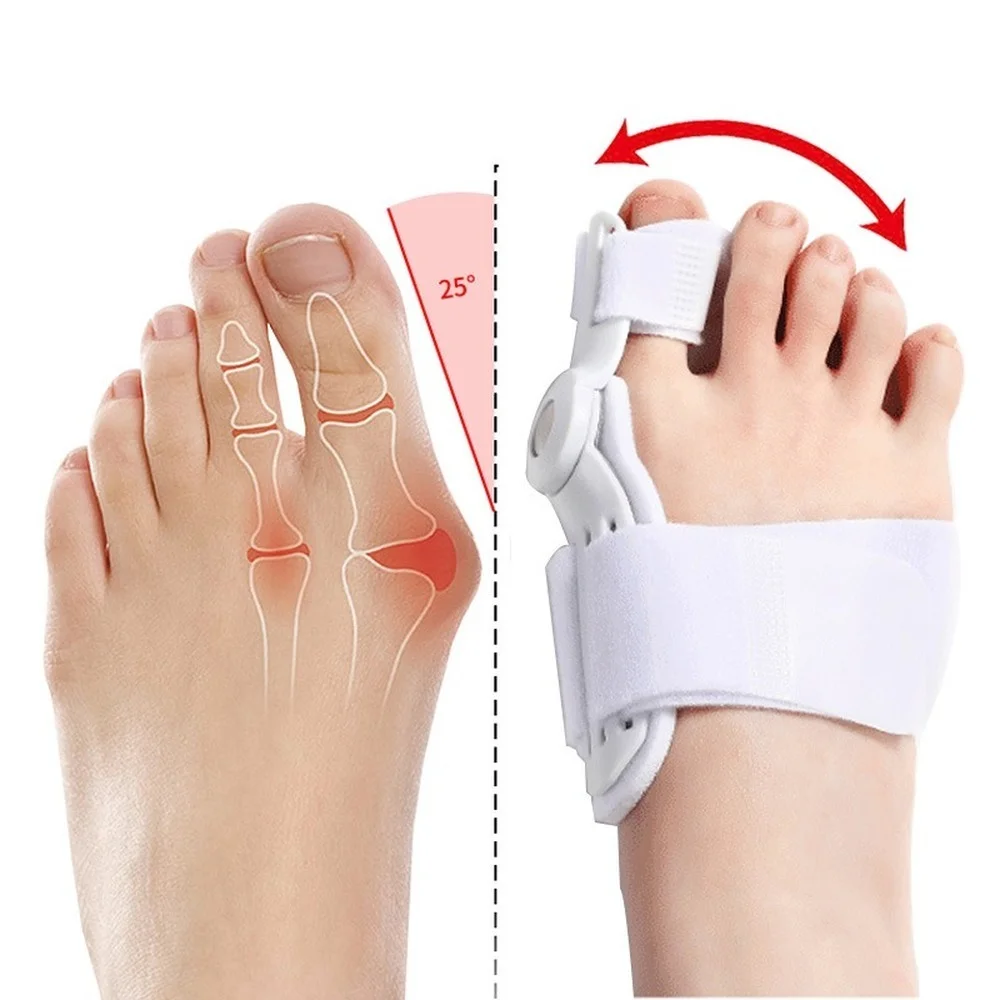 1PC/2pcs Big Bone Toe Borsite Stecca Raddrizzatore Correttore Sollievo Dal Dolore Del Piede Alluce Valgo Piedi Cura Della Protezione Strumenti di Cura Del Piede