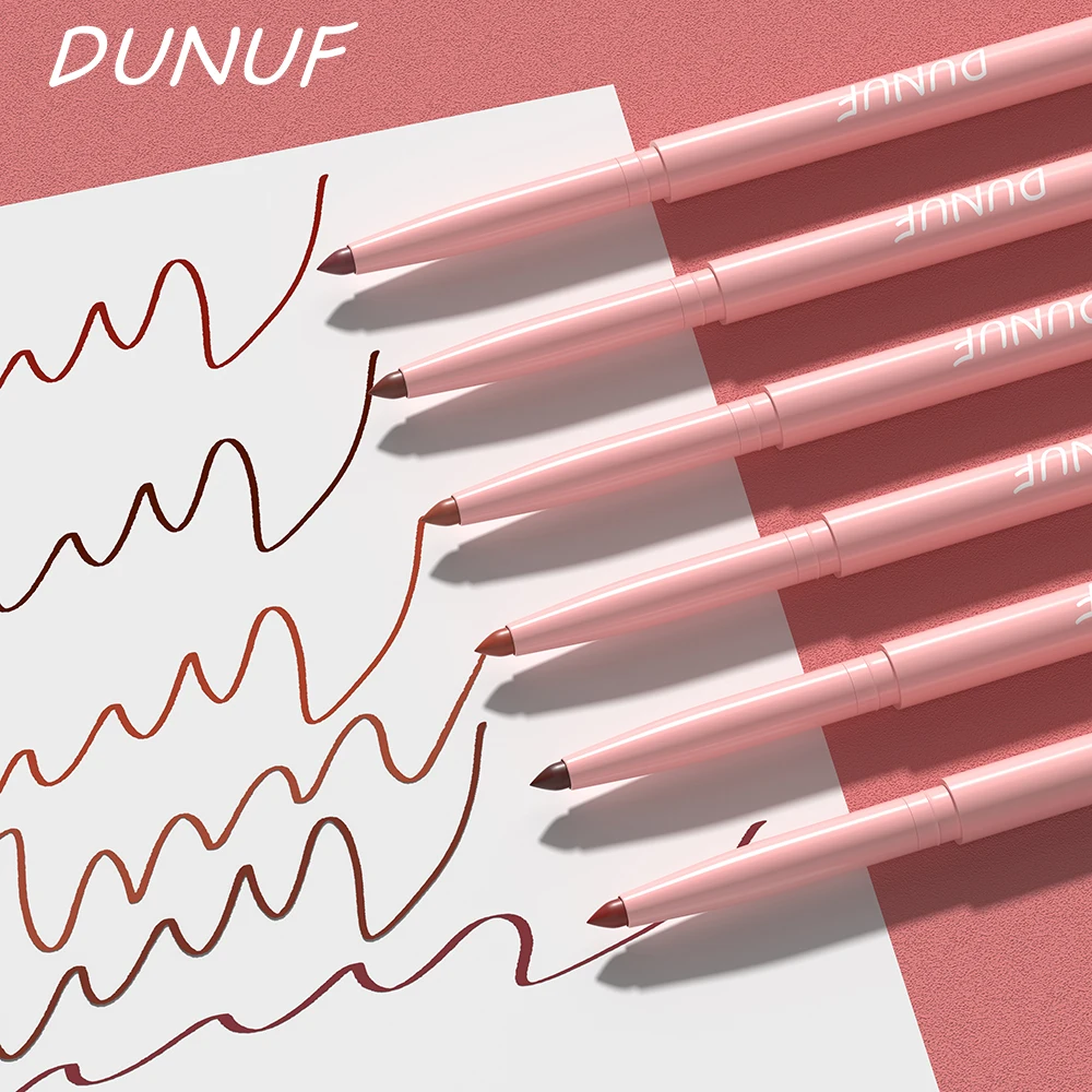 Set di penne per labbra da 6 pezzi Set di lucidalabbra a lunga durata, impermeabile, resistente al sudore, facile da colorare, che non sbiadisce, set di lucidalabbra, trucco di bellezza