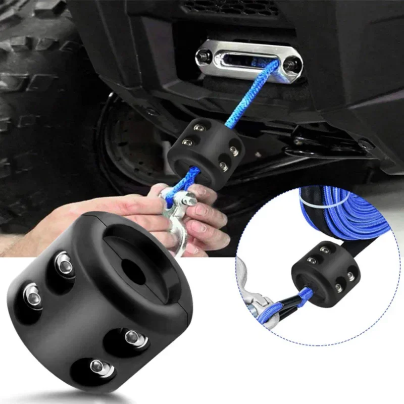 Acessórios de modificação de carro guincho gancho rolha protetor de cabo plugue de borracha para veículos off-road