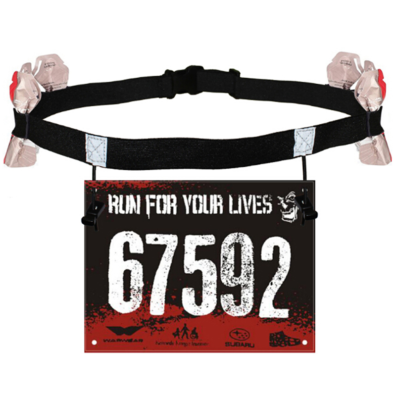 Cinturón Unisex con número de carrera de maratón y triatlón con soporte de Gel, cinturón para correr, cinturón de tela para Motor, correr, deportes al aire libre