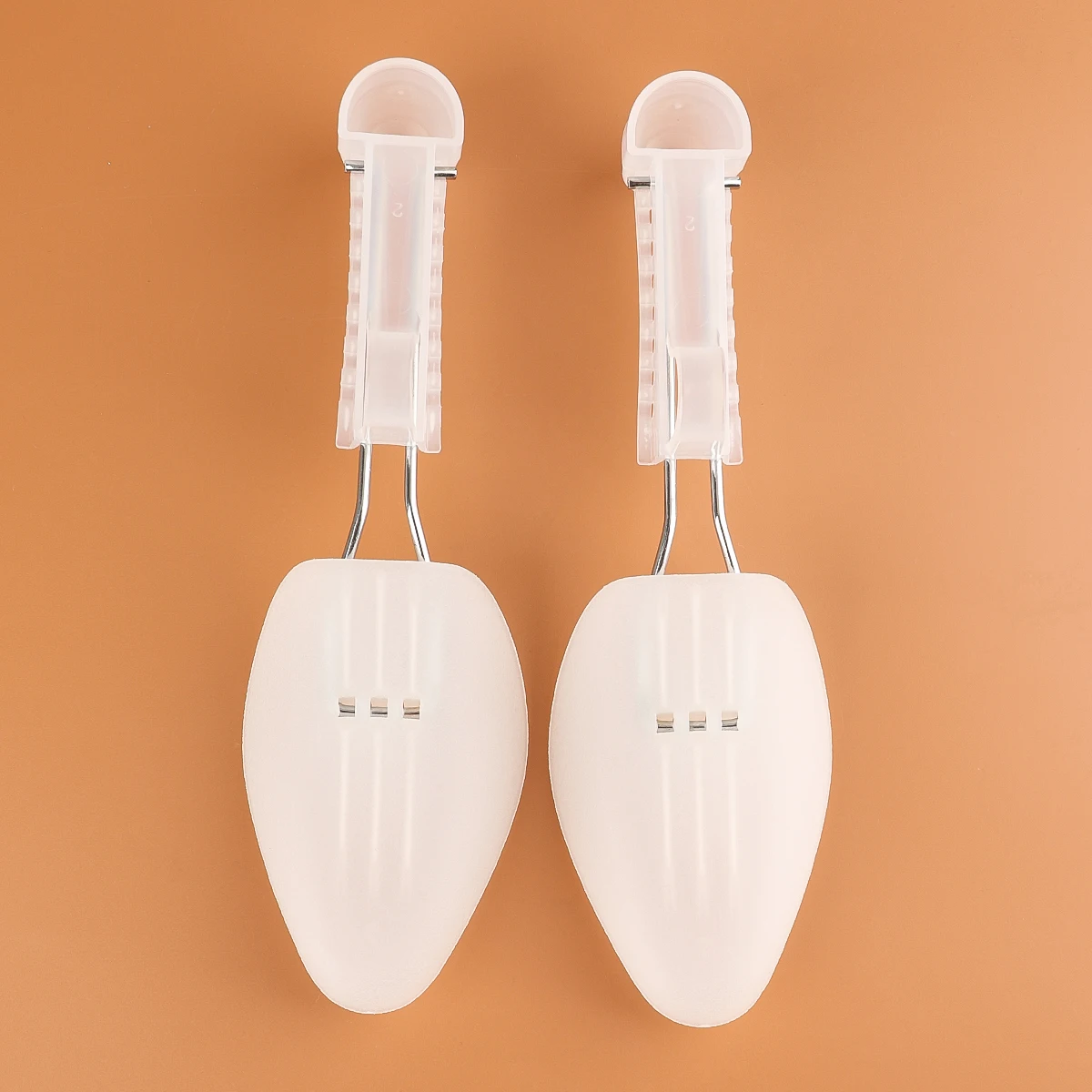 1 para plastikowe drzewo do butów Shaper kształty nosze regulowane dla kobiet mężczyzn moda unisex drzewo do butów Boot Shaper Anti-deformacja