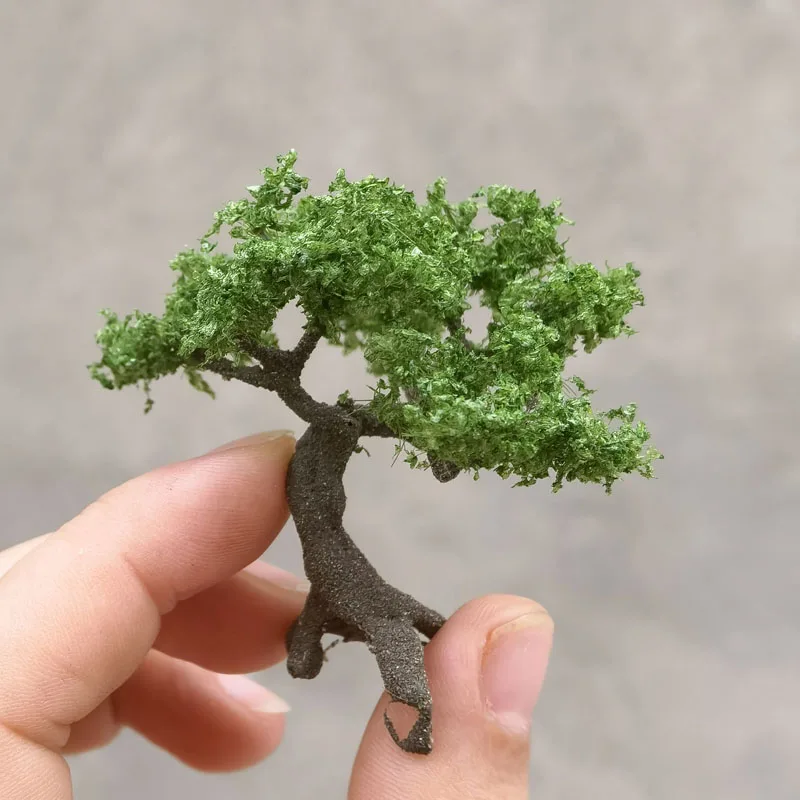 4 ซม.คุณภาพสูง Pine Tree รุ่น N ขนาดเล็กลวดต้นไม้ Field ภูมิทัศน์ทหารตารางทรายวัสดุรถไฟรถไฟเค้าโครง